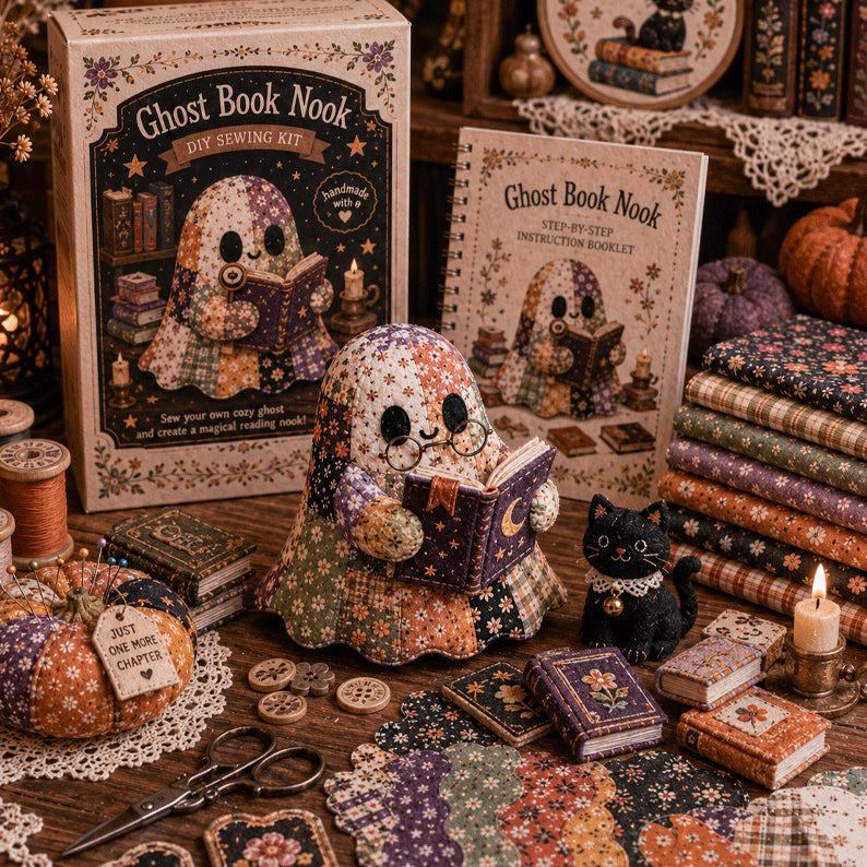 🔥40% Off Last Day - 👻 Little Ghost’s Cozy Halloween DIY Patchwork Kit-Definedeco