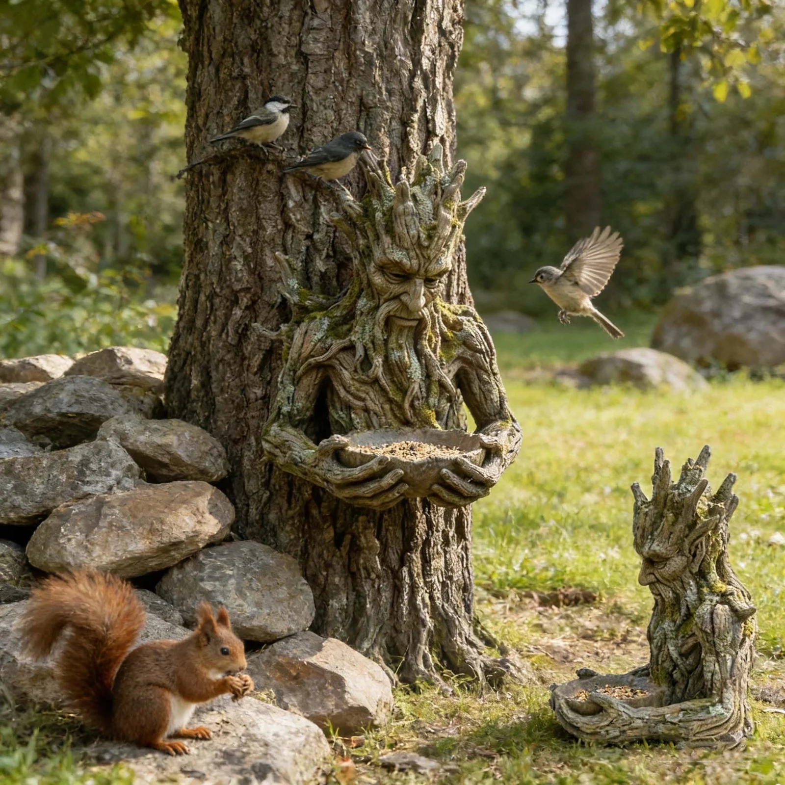 KOLAICH™ The Quiet Offering A Tree-Integrated Bird Feeding Sculpture