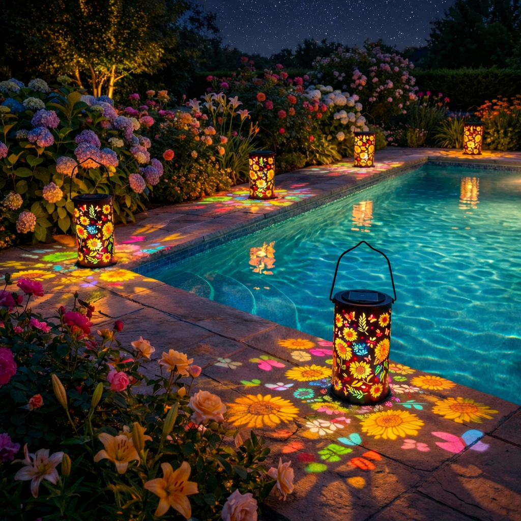 🎖️Colorful Sunflower Glow Solar Garden Lantern-Definedeco