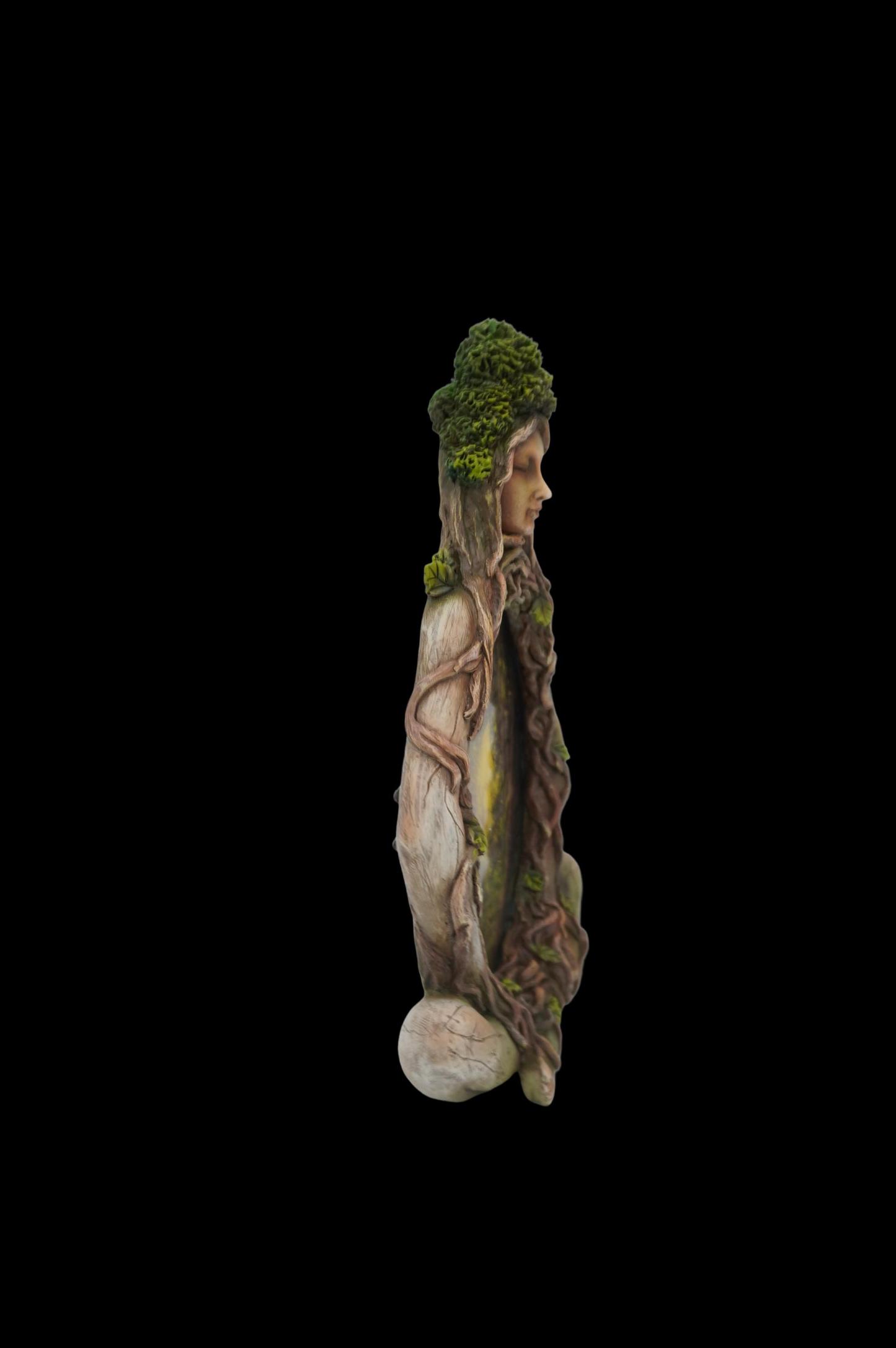 🌳 Forest Goddess Meditation Photo Frame