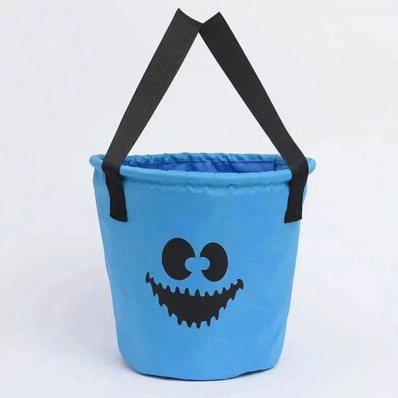 👻 Glow-in-the-Dark Halloween LED Candy Basket  Bags🎃5 Pack Pumpkin Trick or Treat Bags with Glow Lights for Kids, Parties & Halloween Decorations-Definedeco