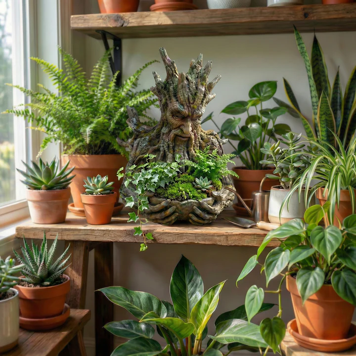 🌳 The Quiet Offering A Tree-Integrated Bird Feeding Sculpture