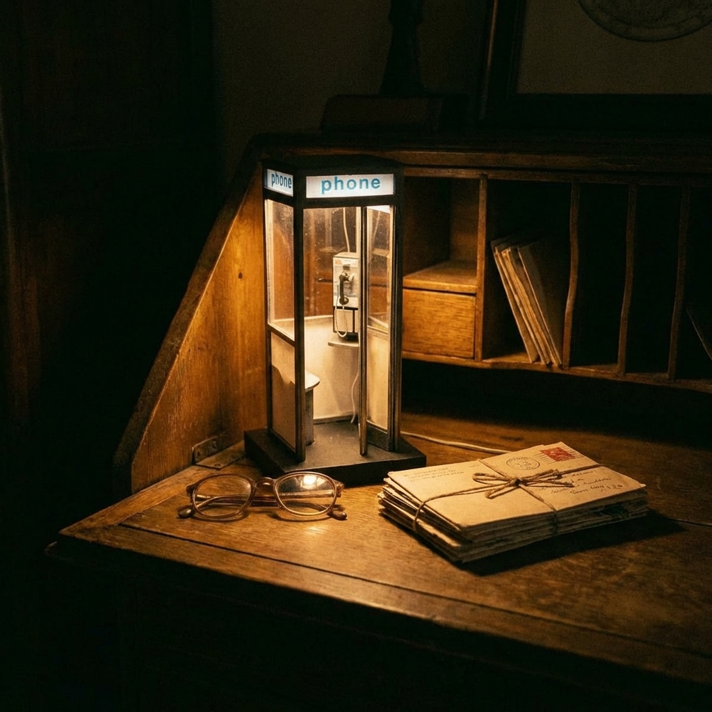 🔥Last Day 49% OFF - ☎️Retro Vintage Tall PhoneBooth Lamp