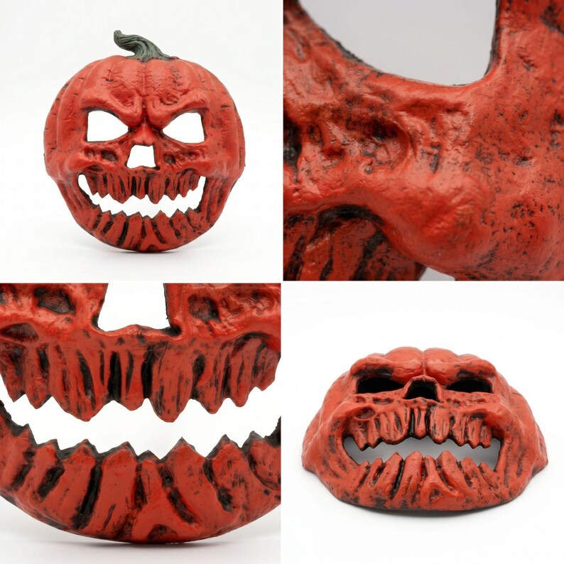 🎃The Evil Jack-O'-Lantern🎃 Premium Pumpkin Skull Horror Mask-Definedeco