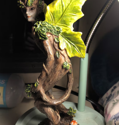 Resin Dryad Fairy Figurine - Fantasy Garden Decor