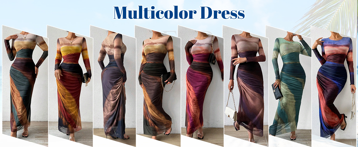 Multicolor Dress