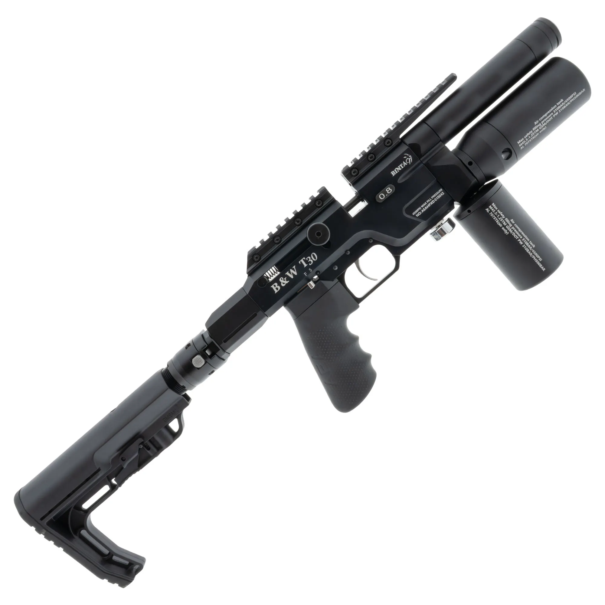 7.62 mm / .30 | T30 Folding Stock | BinTac-Toy