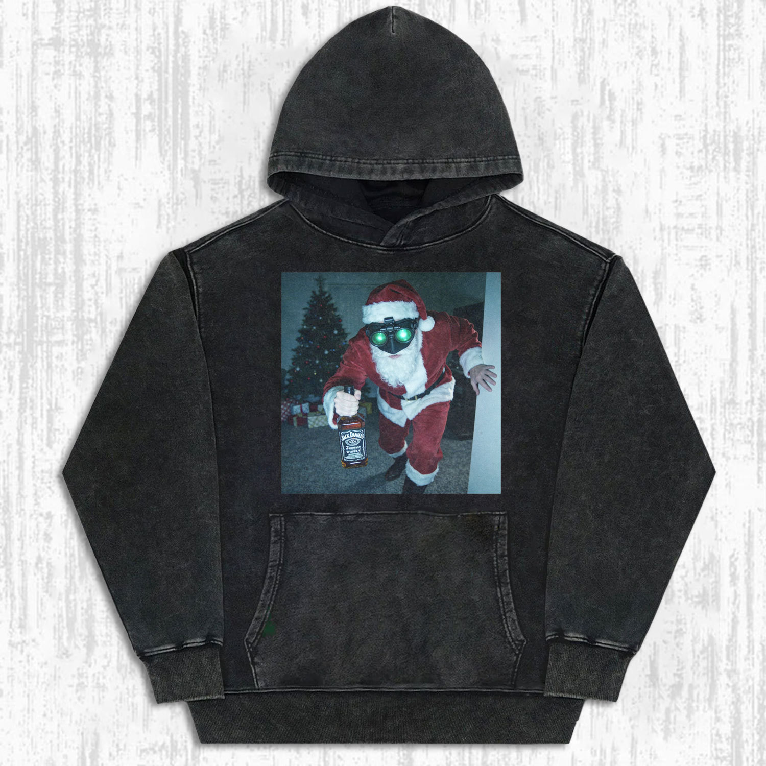 When Santa Loves Whiskey V1 Tee/Sweatshirt/Hoodie