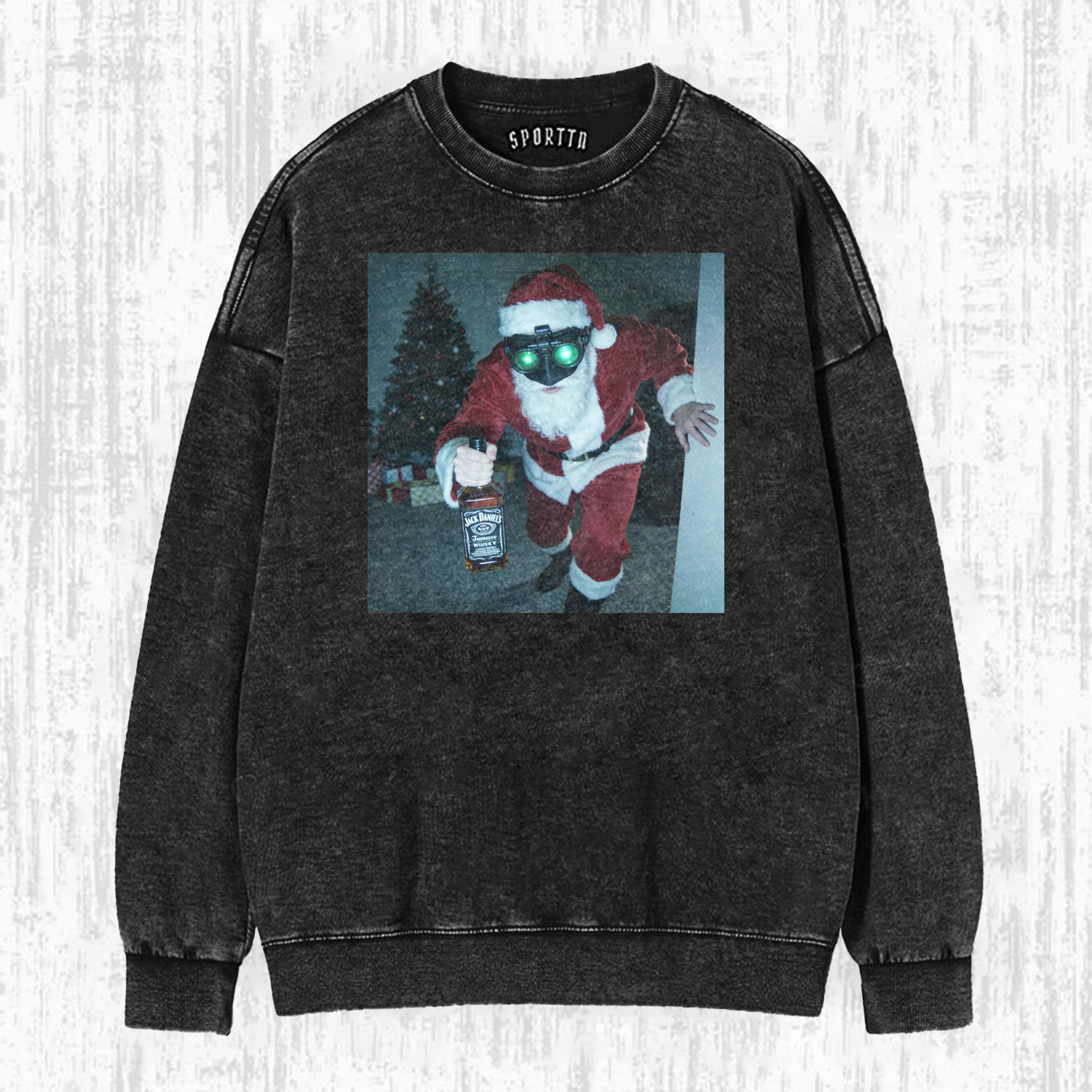 When Santa Loves Whiskey V1 Tee/Sweatshirt/Hoodie