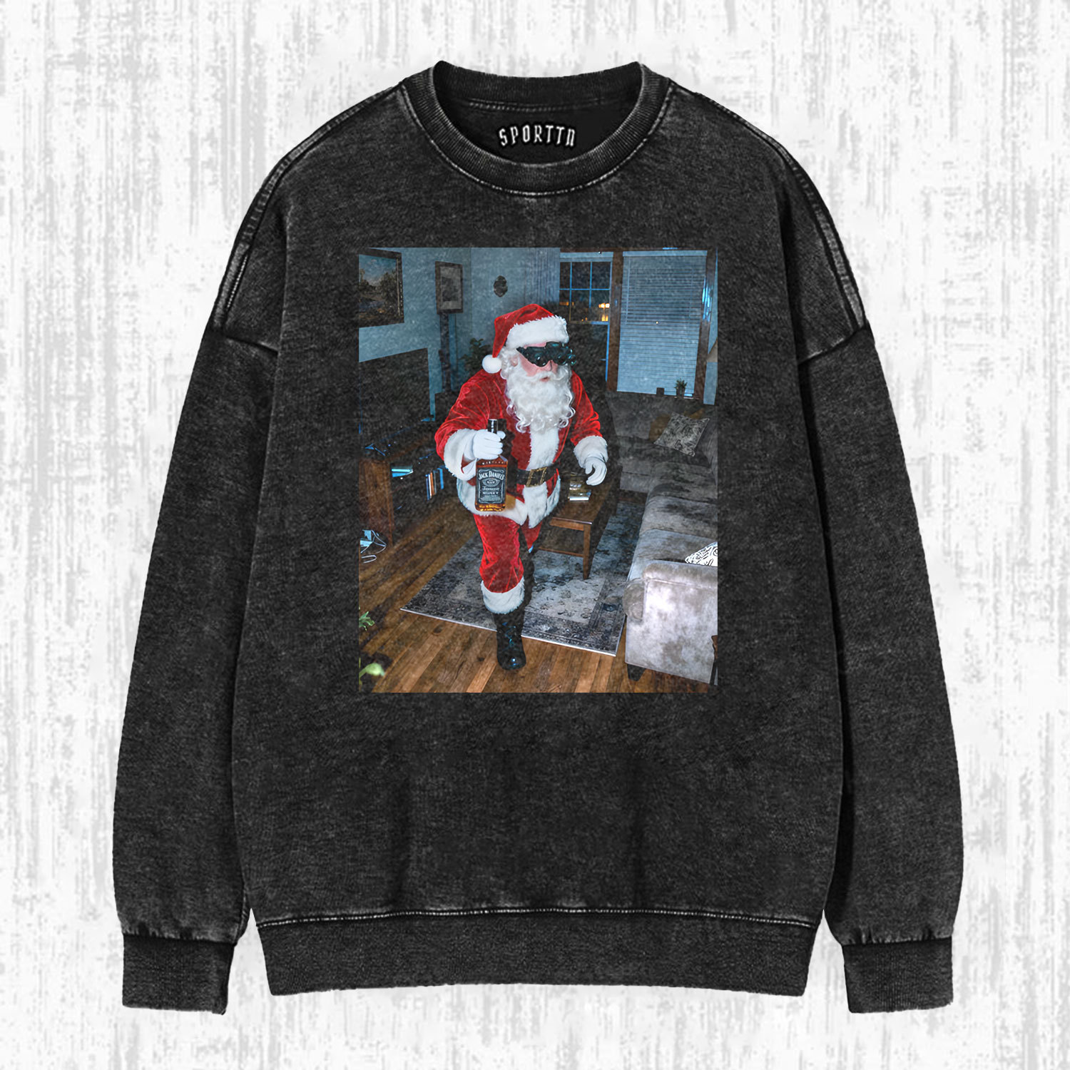 When Santa Loves Whiskey V2 Tee/Sweatshirt/Hoodie