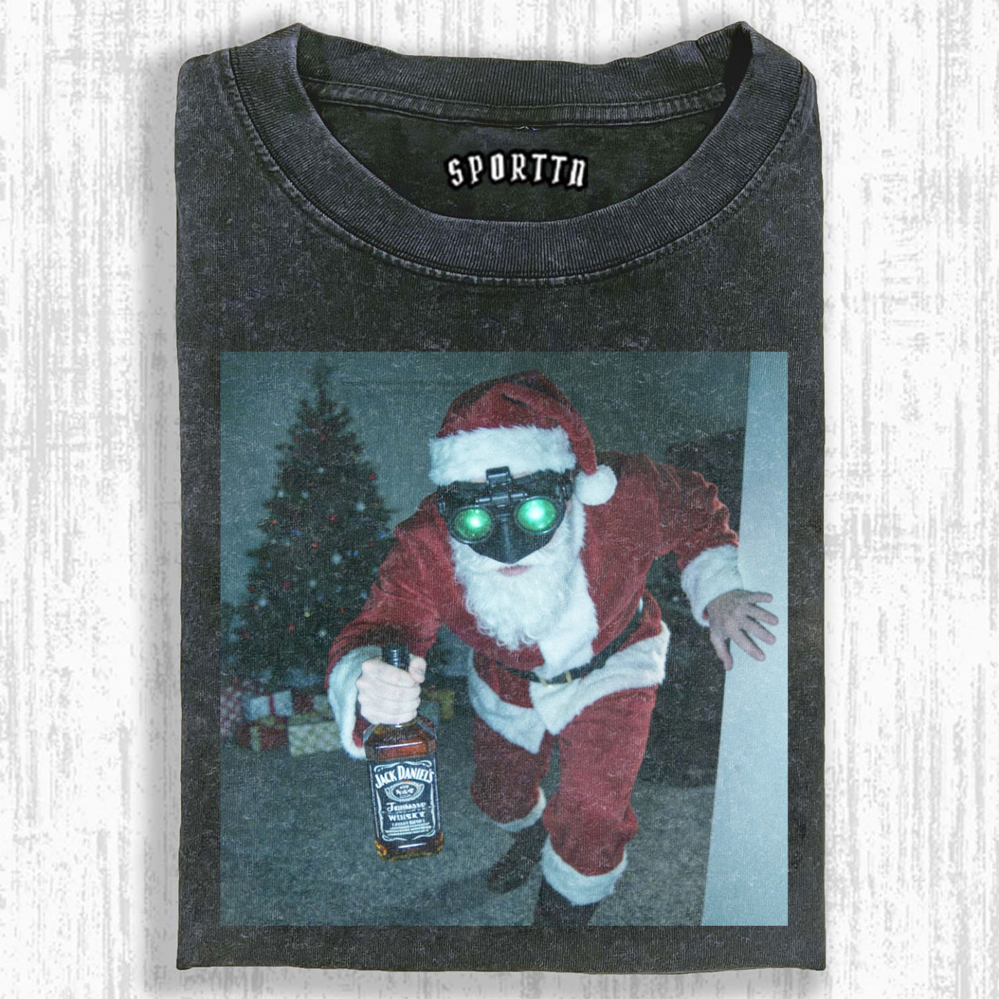 When Santa Loves Whiskey V1 Tee/Sweatshirt/Hoodie