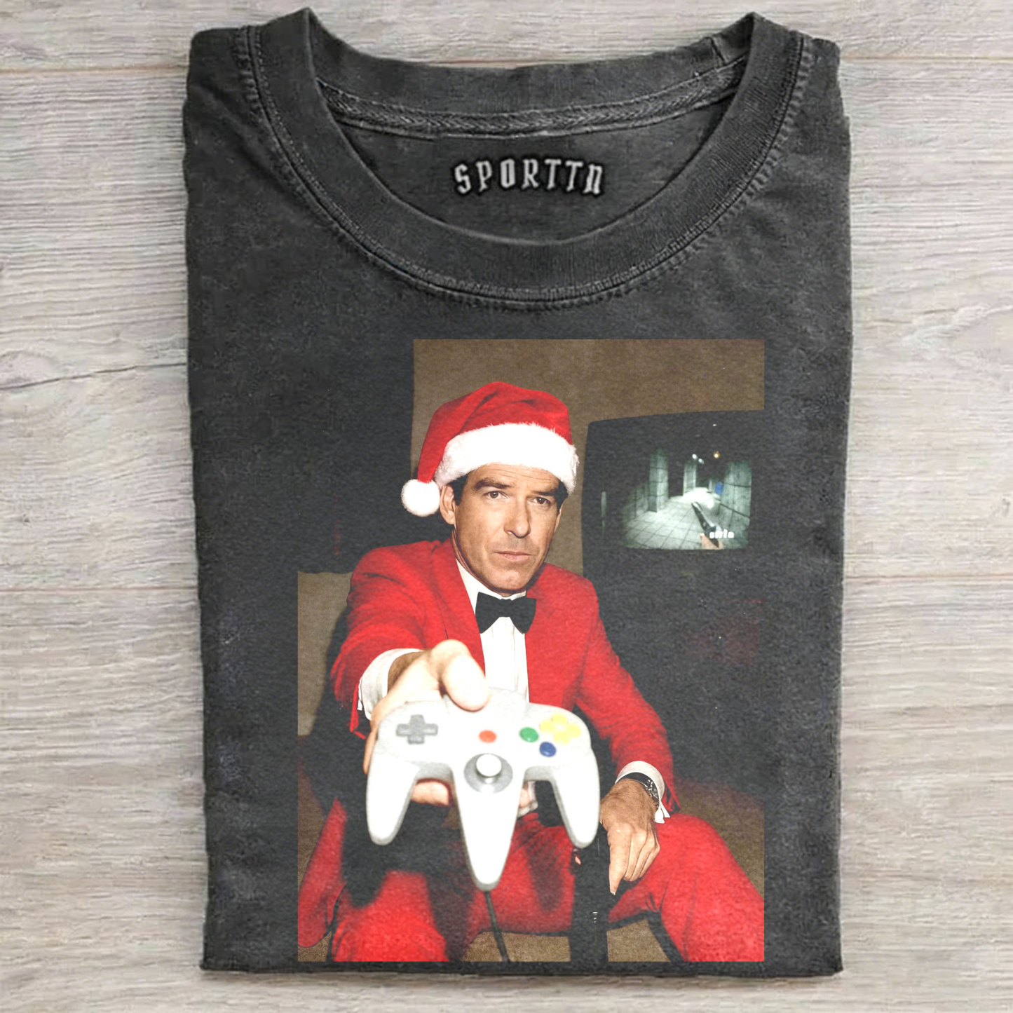 James Bond Christmas 'Your Turn' Funny T-Shirt/Ls/Hoodie