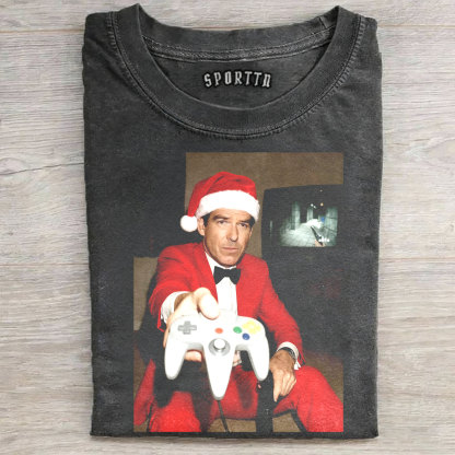 James Bond Christmas 'Your Turn' Funny T-Shirt/Ls/Hoodie