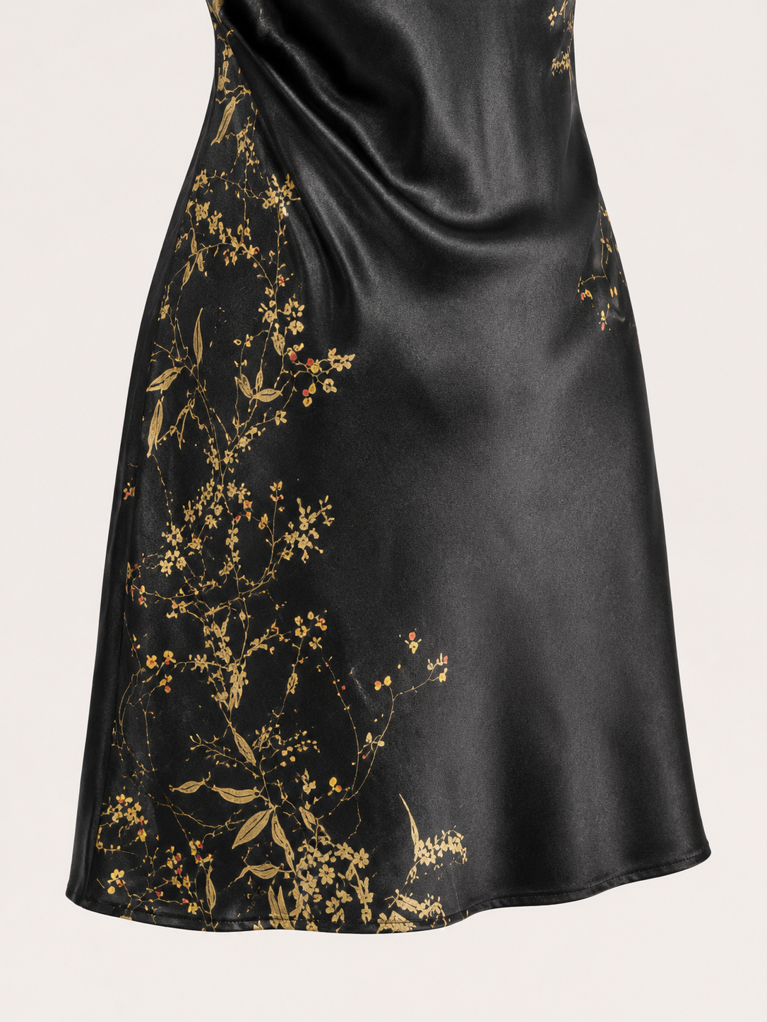 Midnight Bloom Satin Nightdress 🌙✨