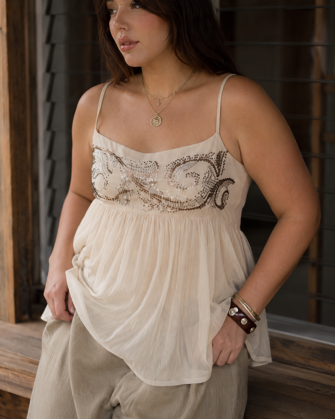 Moonlit Mirage Cami Top