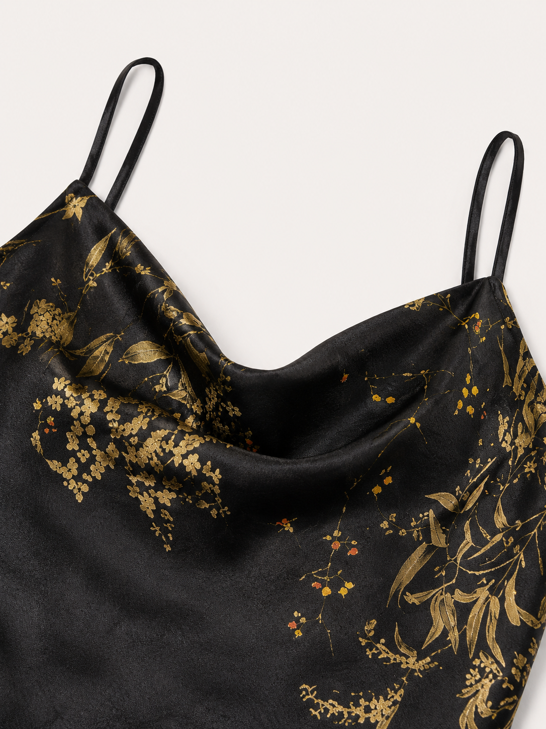 Midnight Bloom Satin Nightdress 🌙✨