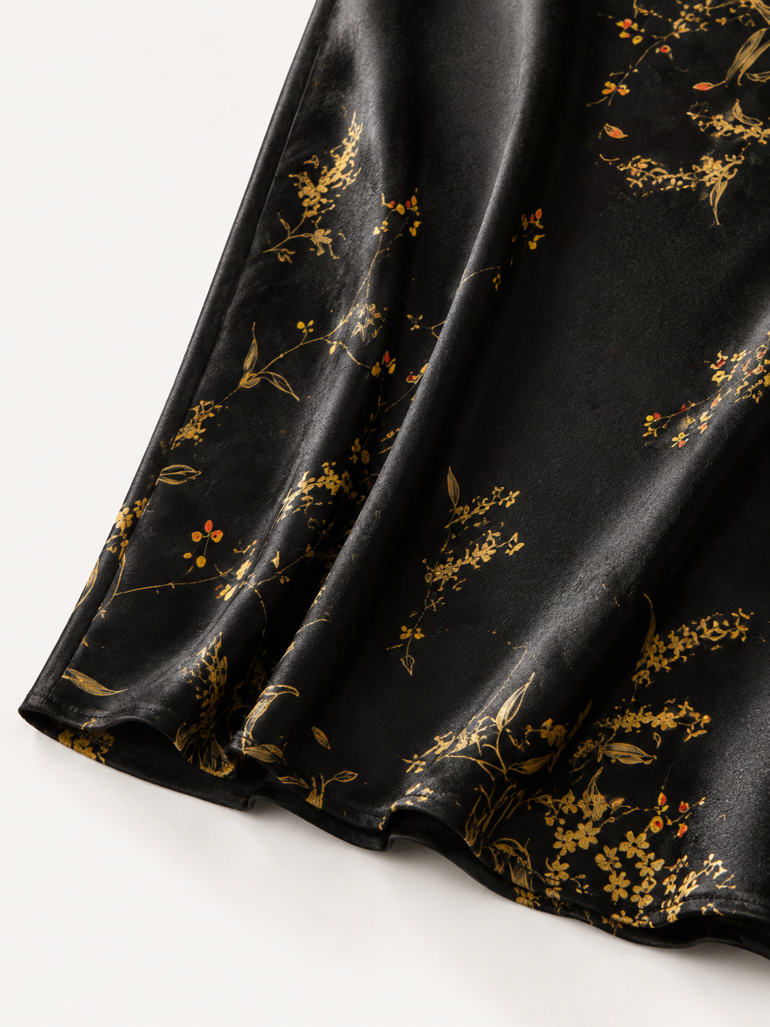 Midnight Bloom Satin Nightdress 🌙✨