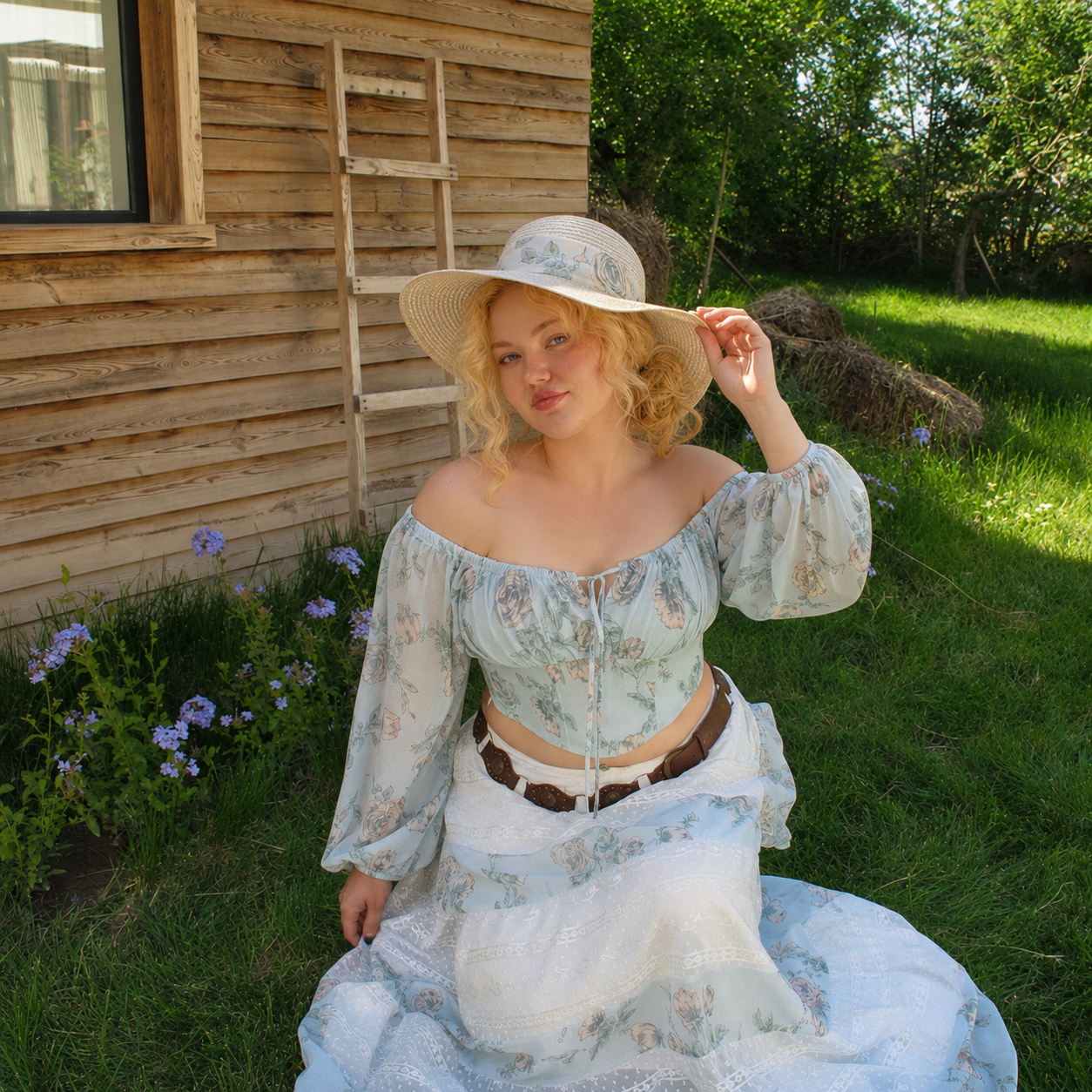 Blue Meadow Breeze Set