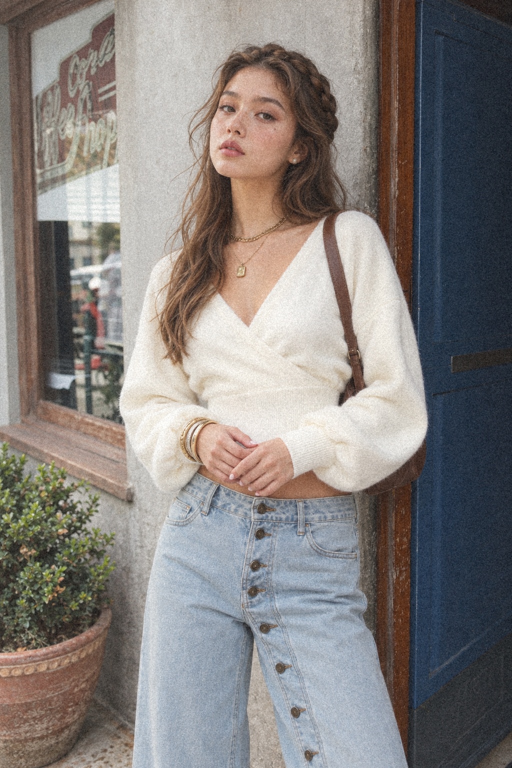 Amélie Wrap Blouse