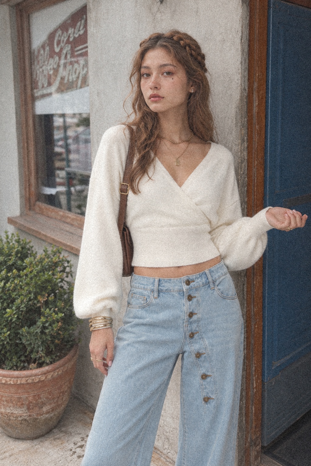Amélie Wrap Blouse