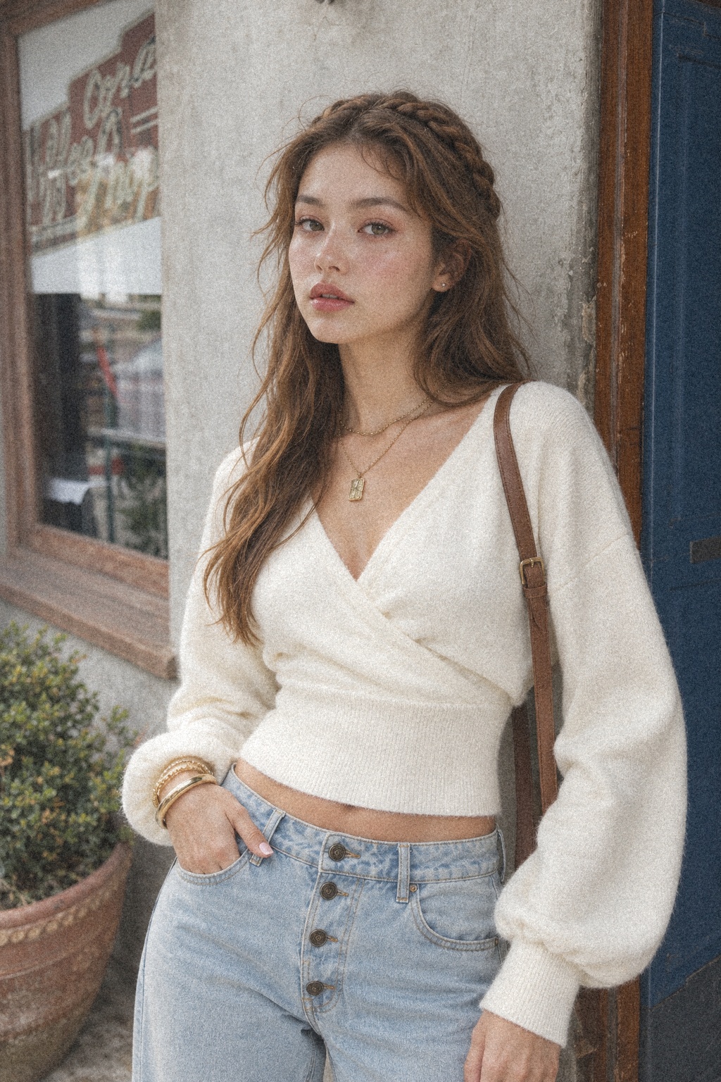 Amélie Wrap Blouse