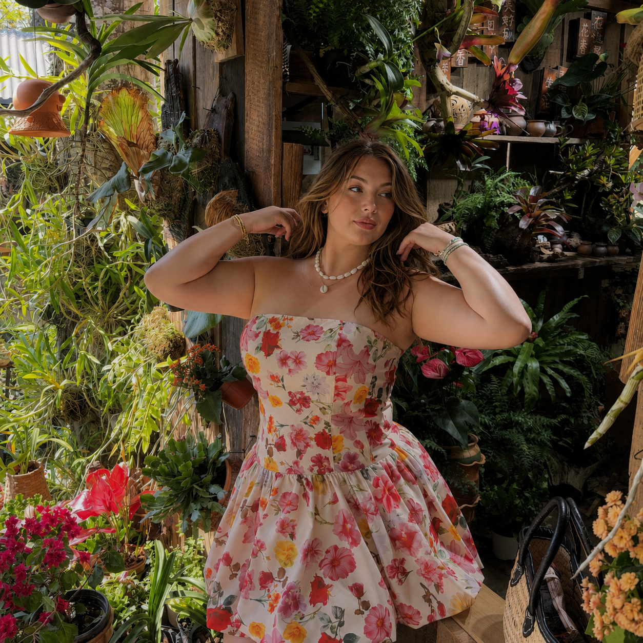 "Flora Goddess: The Romantic Floral Vacation Maxi Set"