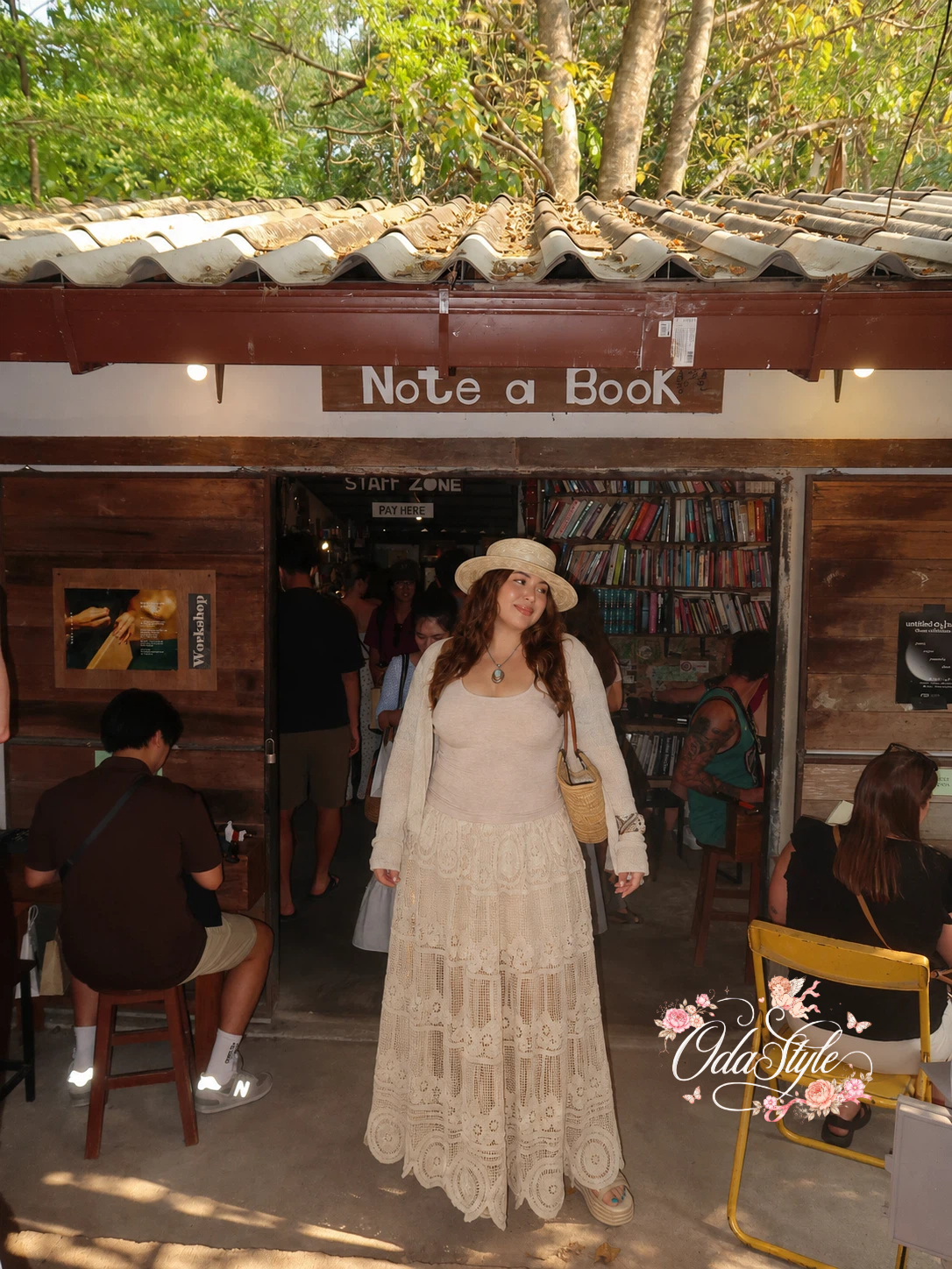 "Boho Crochet Maxi: The Dreamy Vacation Draping Skirt"