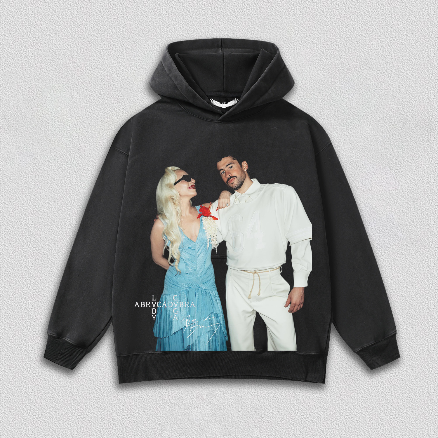 Lady Gaga & Bad Bunny super bowl tee