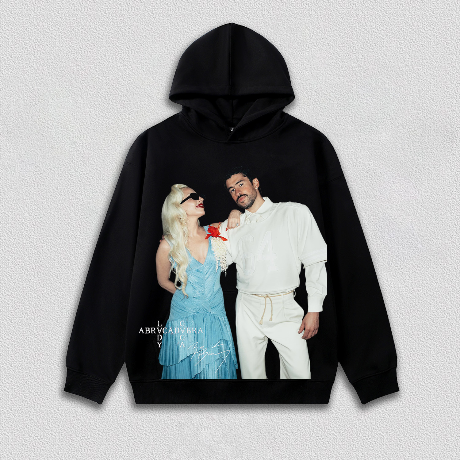 Lady Gaga & Bad Bunny super bowl tee