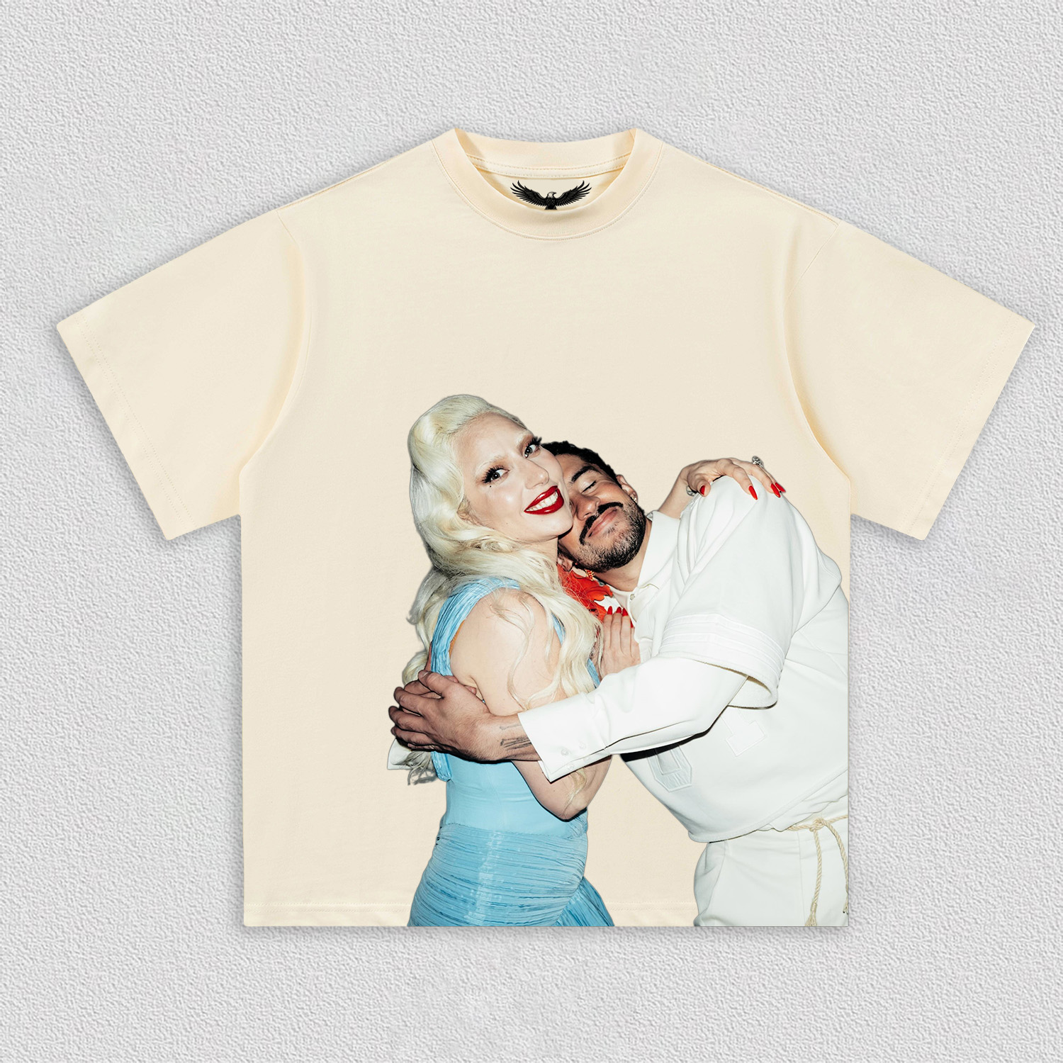 Lady Gaga & Bad Bunny super bowl tee