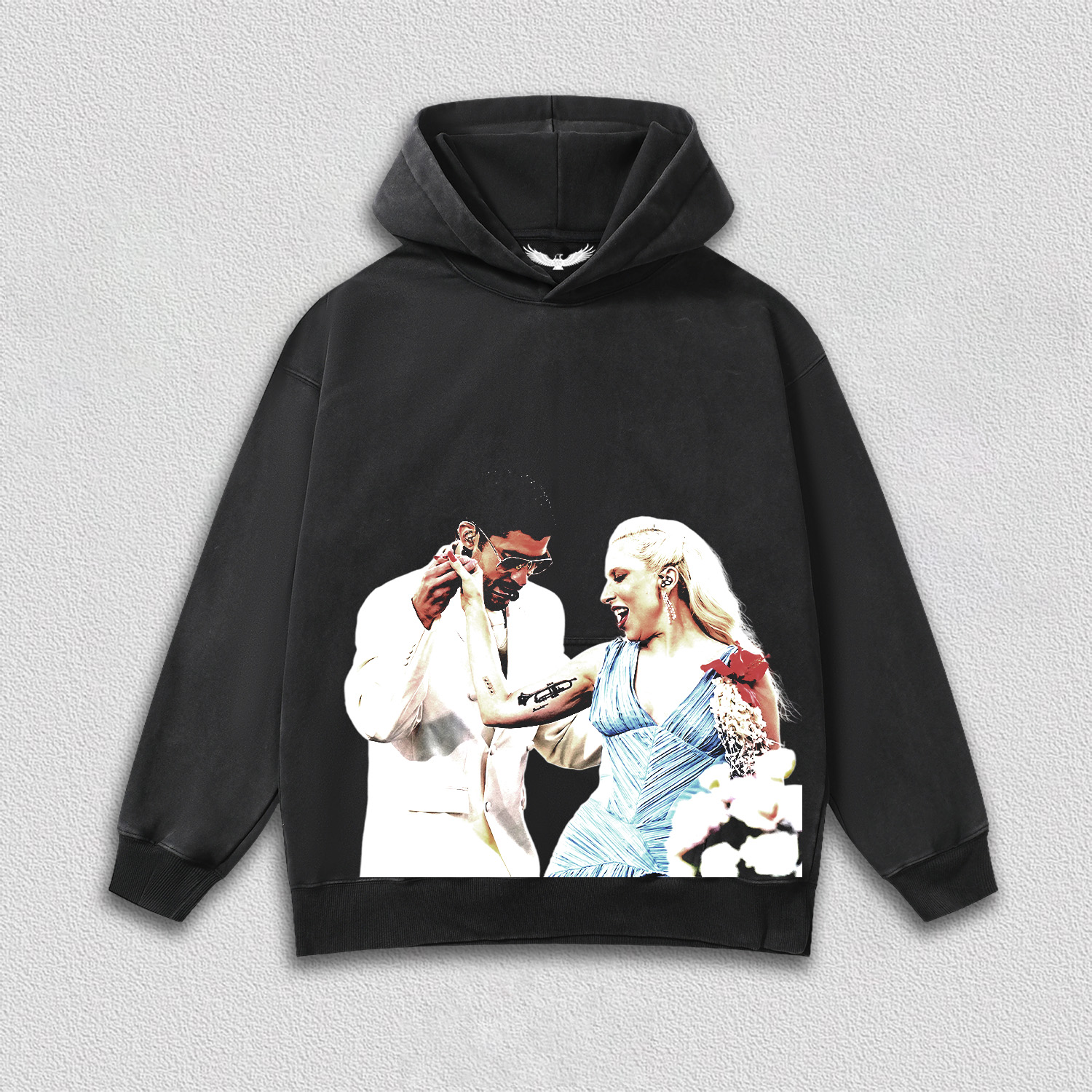 Lady Gaga & Bad Bunny super bowl tee