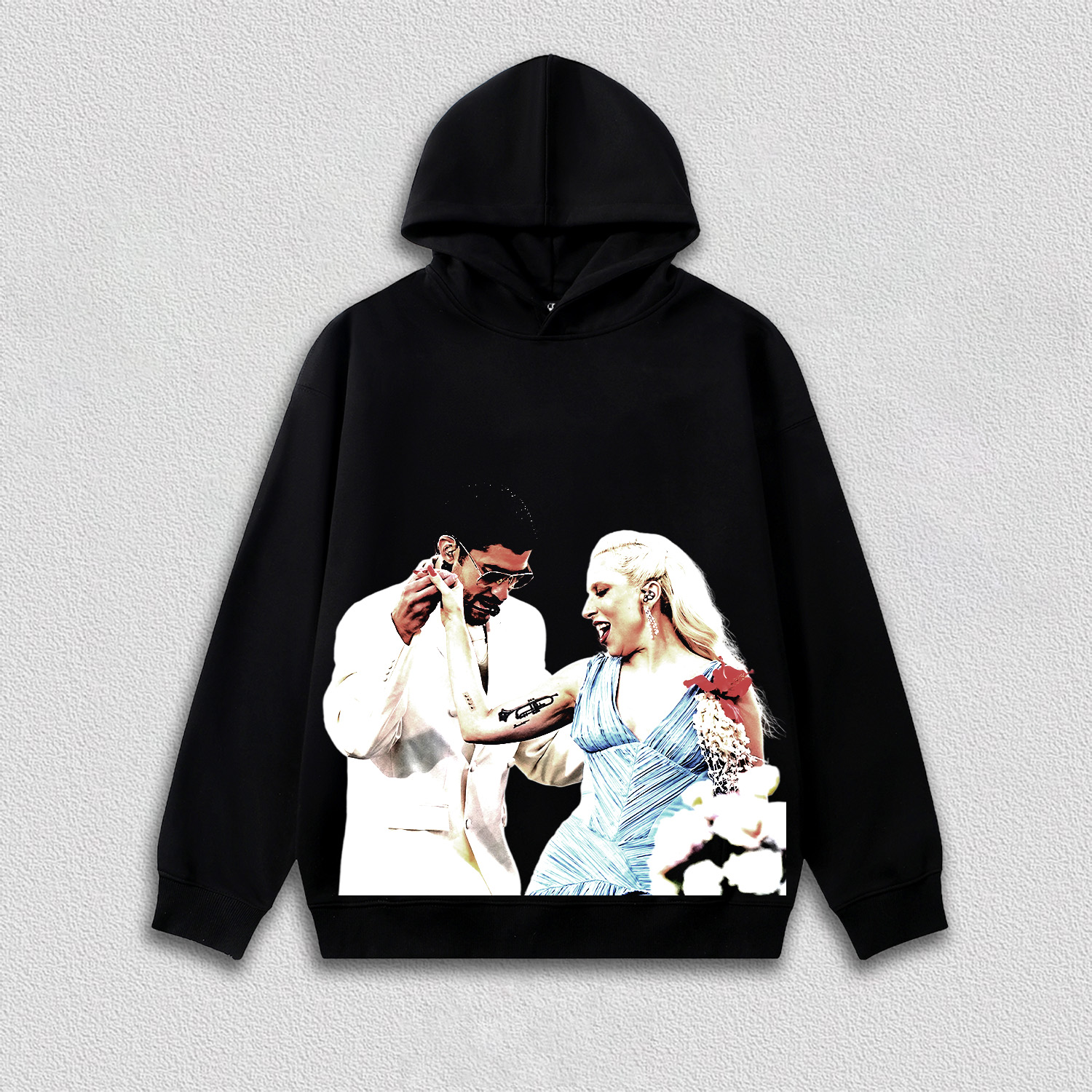 Lady Gaga & Bad Bunny super bowl tee