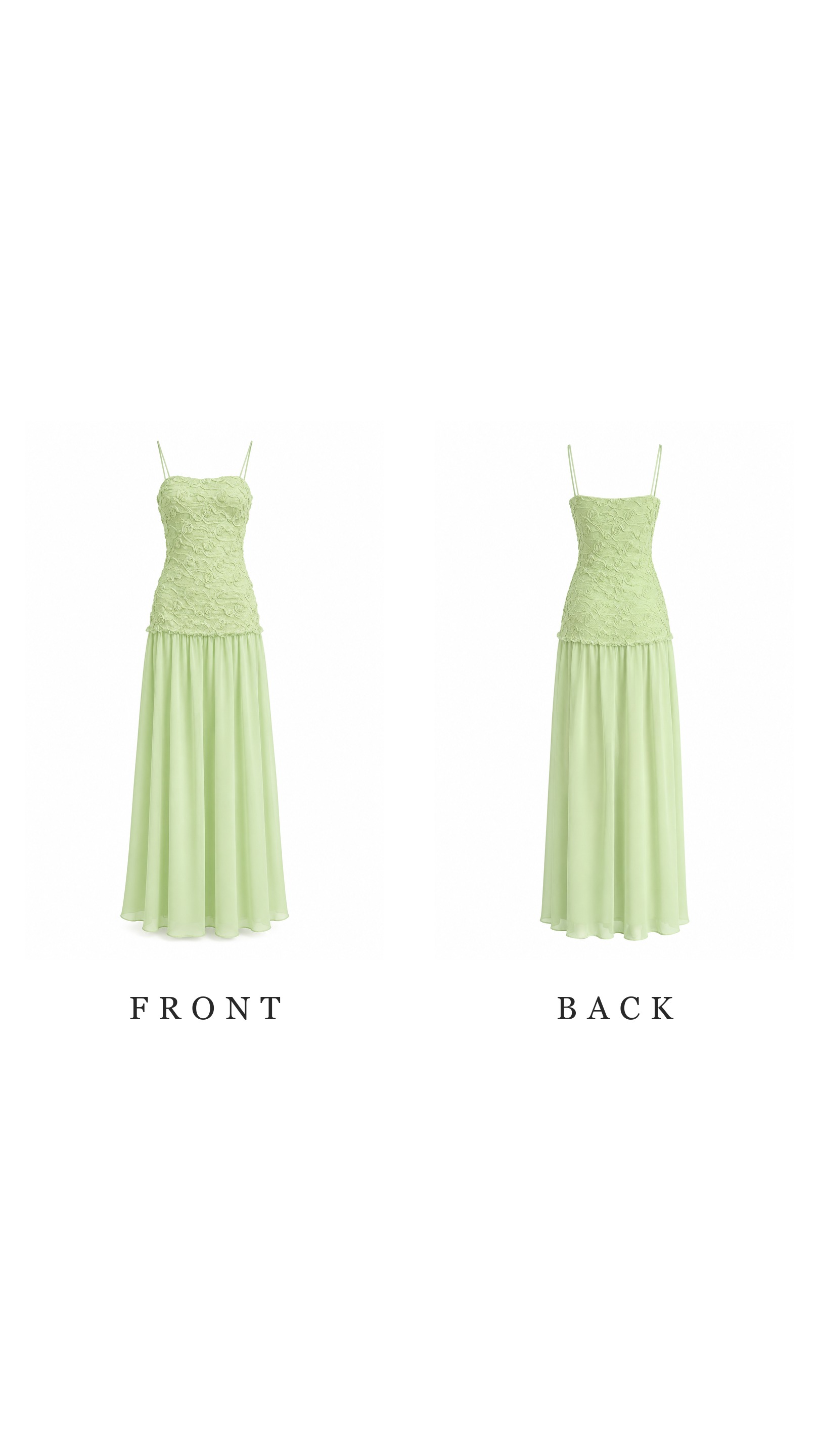 Mint Whisper Lace Maxi Dress