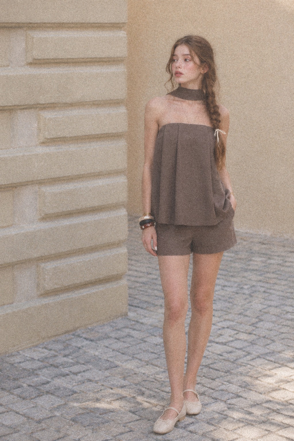 Mocha Halter Set