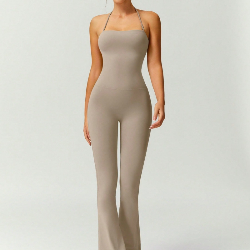 Halter Flare Jumpsuit
