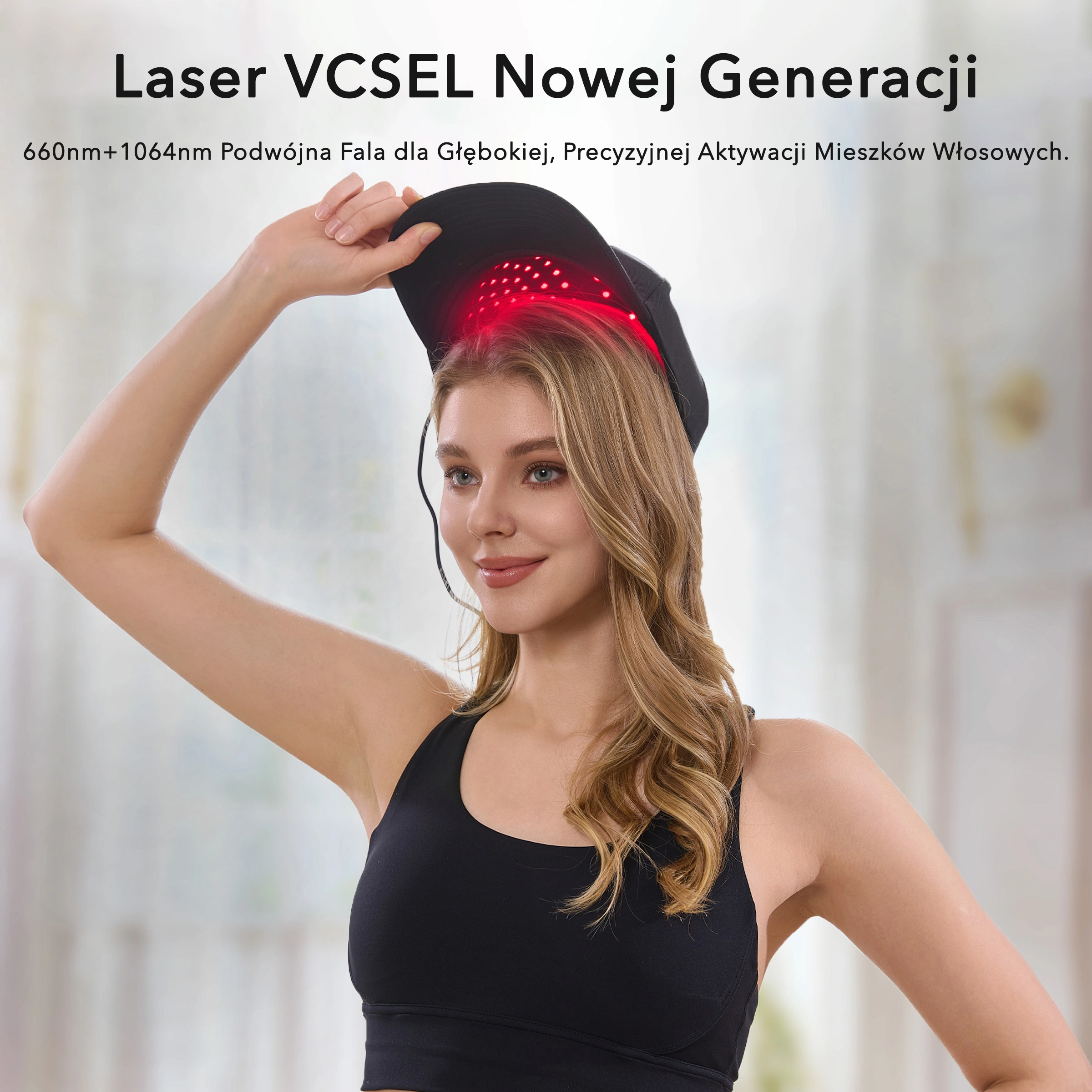 Czapka Laser+LED VeonSkin GrowMax