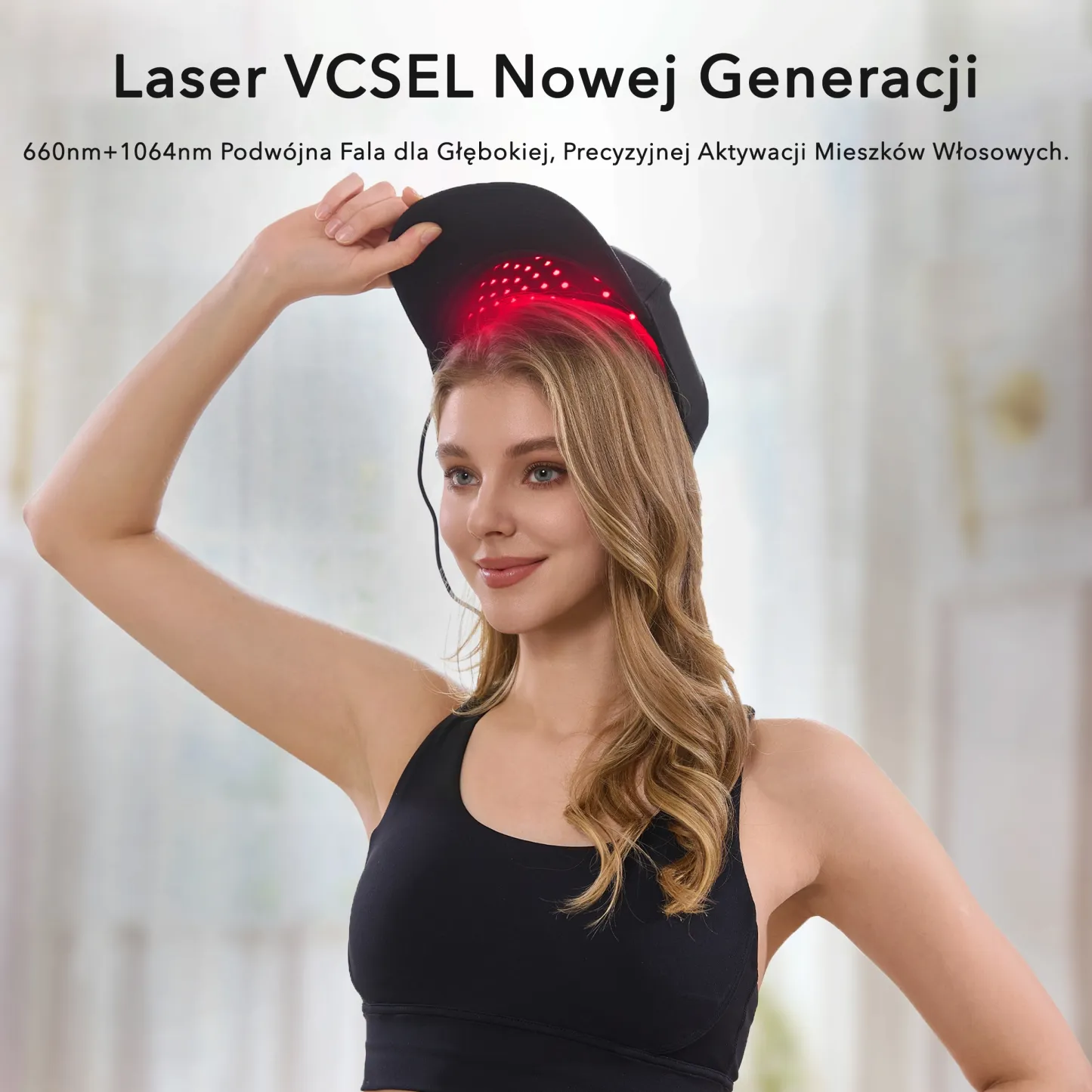 Czapka Laser+LED VeonSkin GrowMax