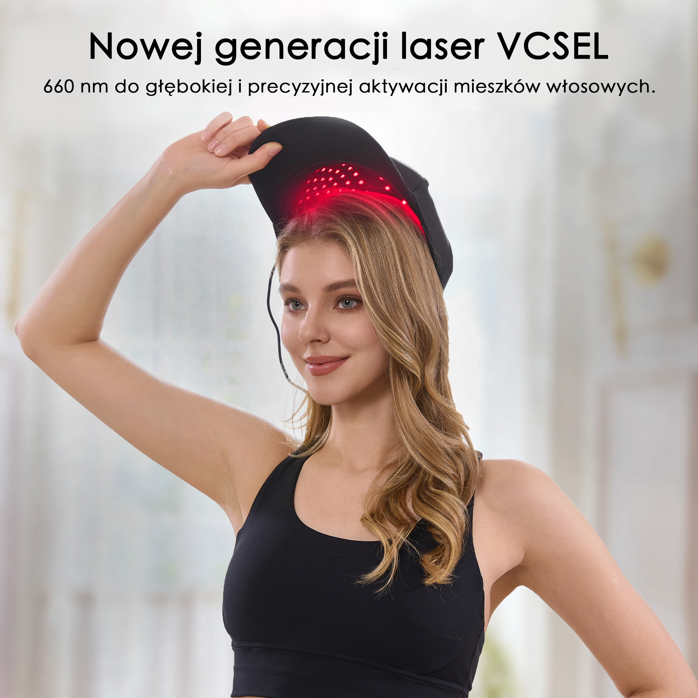 Czapka Laser+LED VeonSkin GrowMax