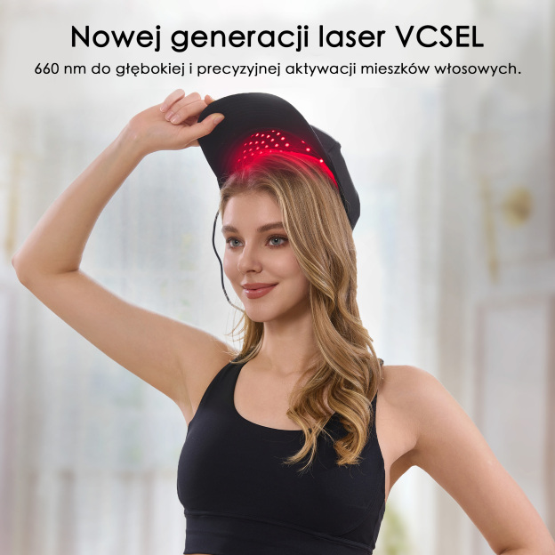 Czapka Laser+LED VeonSkin GrowMax
