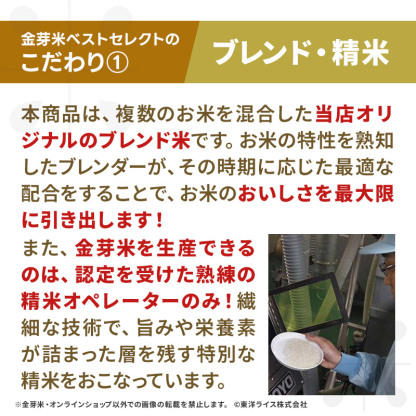 【ご愛顧感謝セール】令和7年産 金芽米 ベストセレクト 10kg(5kg×2袋) 送料無料 東洋ライス 玄米の栄養を残した白米無洗米 きんめまい オリジナル ブレンド米 国内産10割 工場直送 亜糊粉層 あこふんそう 国内産 １０kg