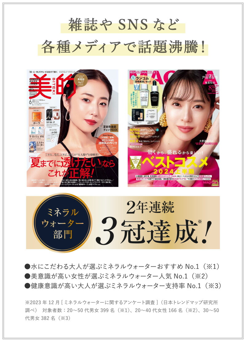 雑誌やSNSなど各種メディアで話題沸騰