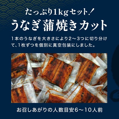 ＼大容量でお買い得／ うなぎ 国産 かわすい 【楽天1位の極上鰻】 うなぎ蒲焼き 送料無料 蒲焼きカットメガ盛り 1kgセット 定期便 【うなぎ屋かわすい】 グルメ ウナギ 鰻 蒲焼き ひつまぶし うな丼 誕生日プレゼント 冷凍 食べ物 贈答 高級