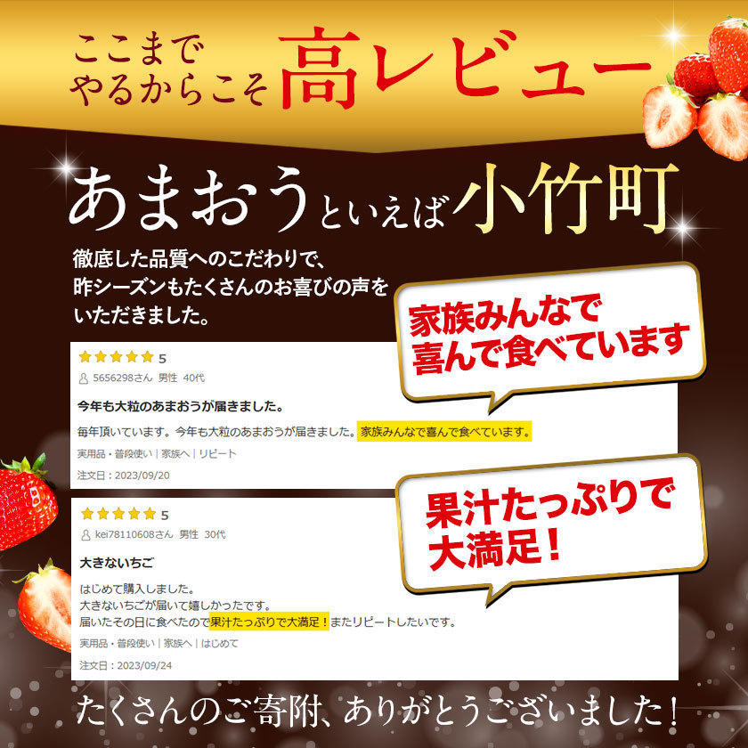 【ふるさと納税】【TVで紹介！】あまおういちご。1620gが今だけ7999円。定期購入も受付中。送料無料。発送時期は2月中旬～4月下旬。いちご。果物。産地：福岡県鞍手郡大竹町。