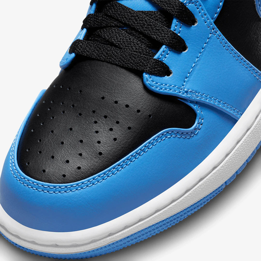 NIqdfKE Air Jordan 1 Mid University Blue Black Toe