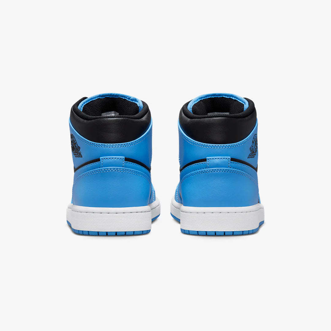 NIqdfKE Air Jordan 1 Mid University Blue Black Toe