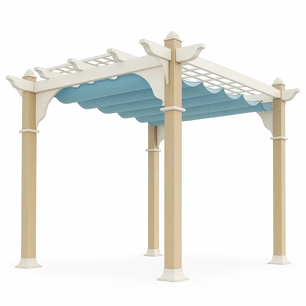 Pergola in legno da giardino-granddecora