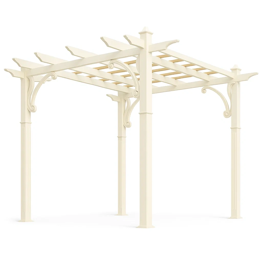 Pergola in acciaio zincato-granddecora