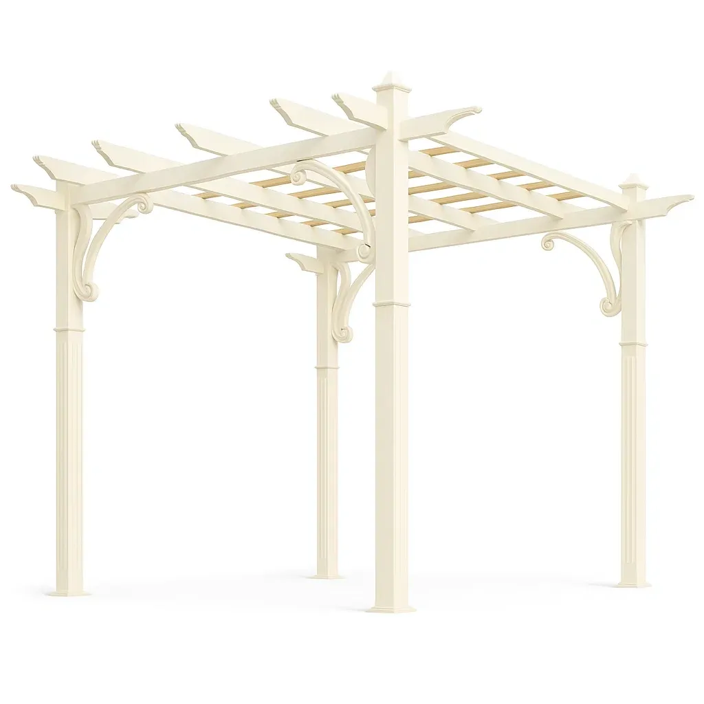 Pergola in acciaio zincato-granddecora