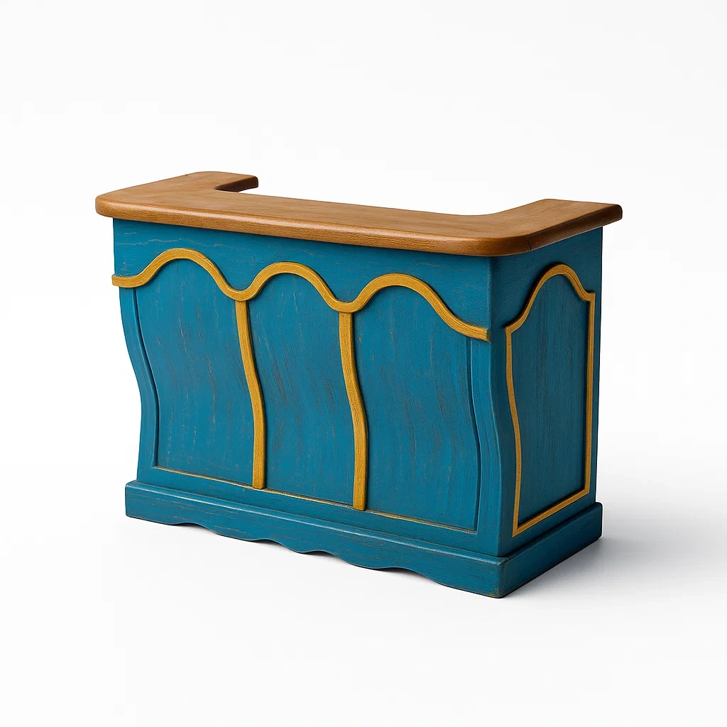 Bancone bar in legno massiccio-granddecora