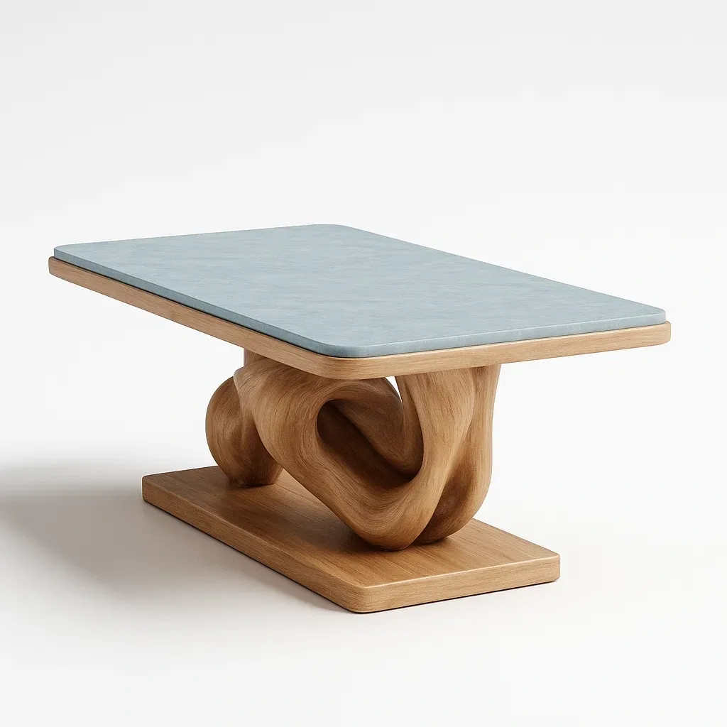 Tavolino da caffè in legno con piano in vetro-granddecora